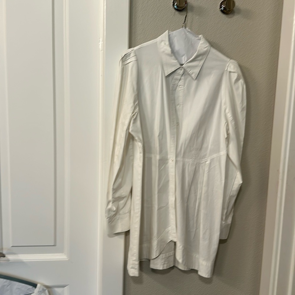 Long button down shirt